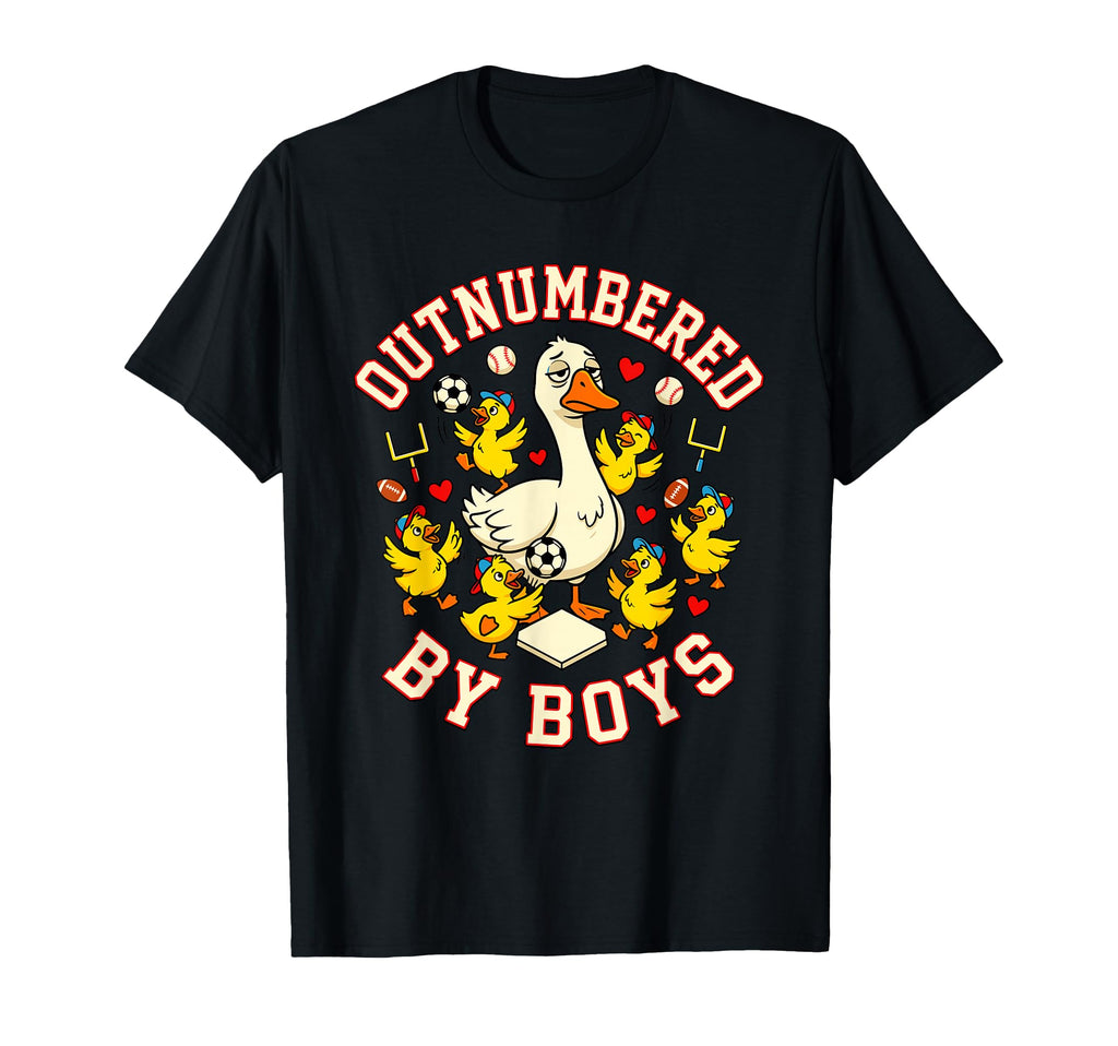 Outnumbered Ducklings Football Soccer T-Shirt - Minimalist Print Unisex