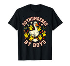 Outnumbered Ducklings Football Soccer T-Shirt - Minimalist Print Unisex
