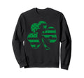 Soccer Us Flag Shmarock St Patrick Day Sweatshirt - Minimalist Print Unisex