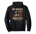 My Nephew Wears Combat Boots Proud Hoodie - Custom Art Print Men Women