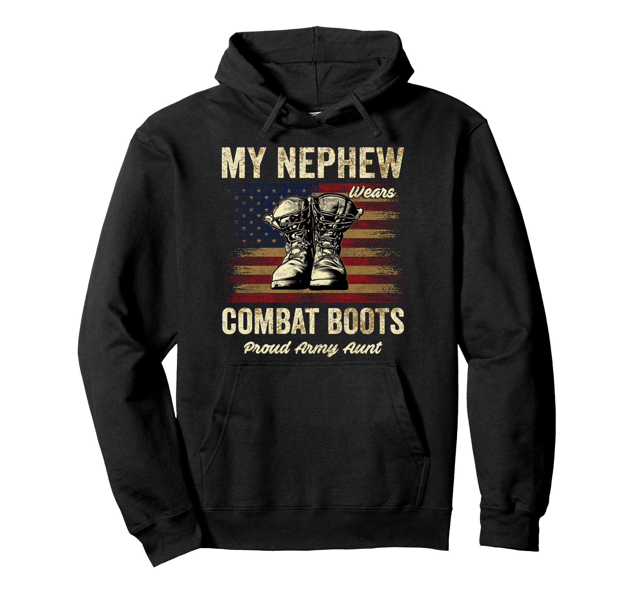 My Nephew Wears Combat Boots Proud Hoodie - Custom Art Print Men Women
