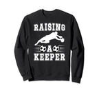 Raising Soccer Keeper Mom Soccer Sweatshirt - Streetwear Style Unisex