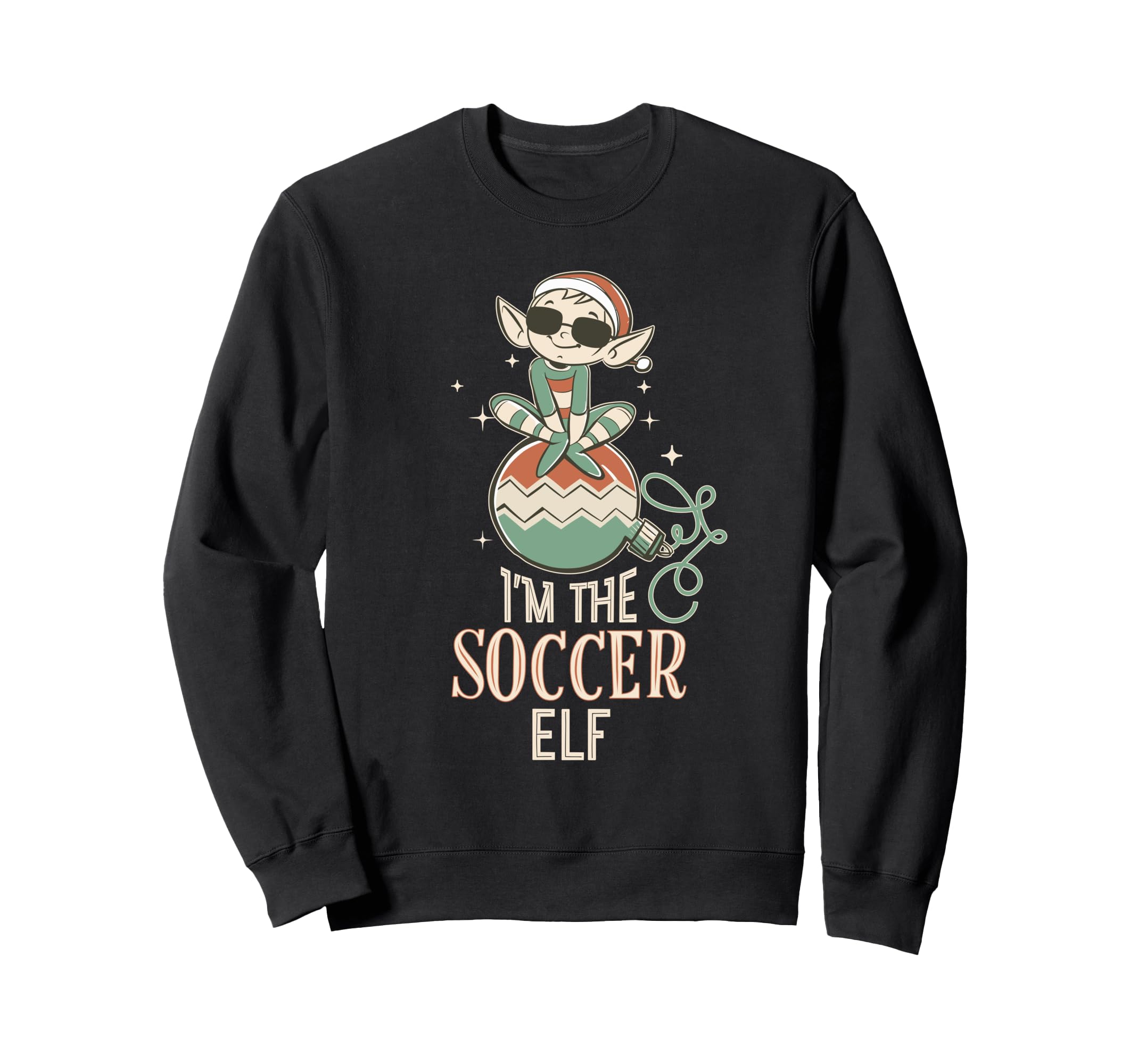 Im Soccer Elf Matching Family Sweatshirt - Aesthetic Graphic Unisex