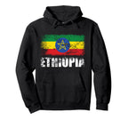 Ethiopia Flag Ethiopian Flag Hood Hoodie - Unique Graphic Unisex