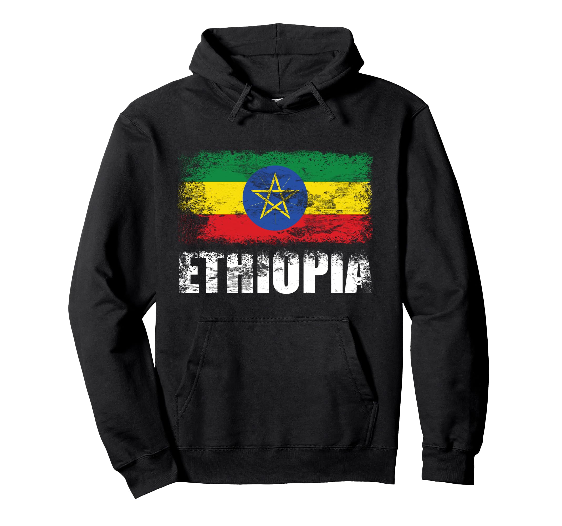 Ethiopia Flag Ethiopian Flag Hood Hoodie - Unique Graphic Unisex