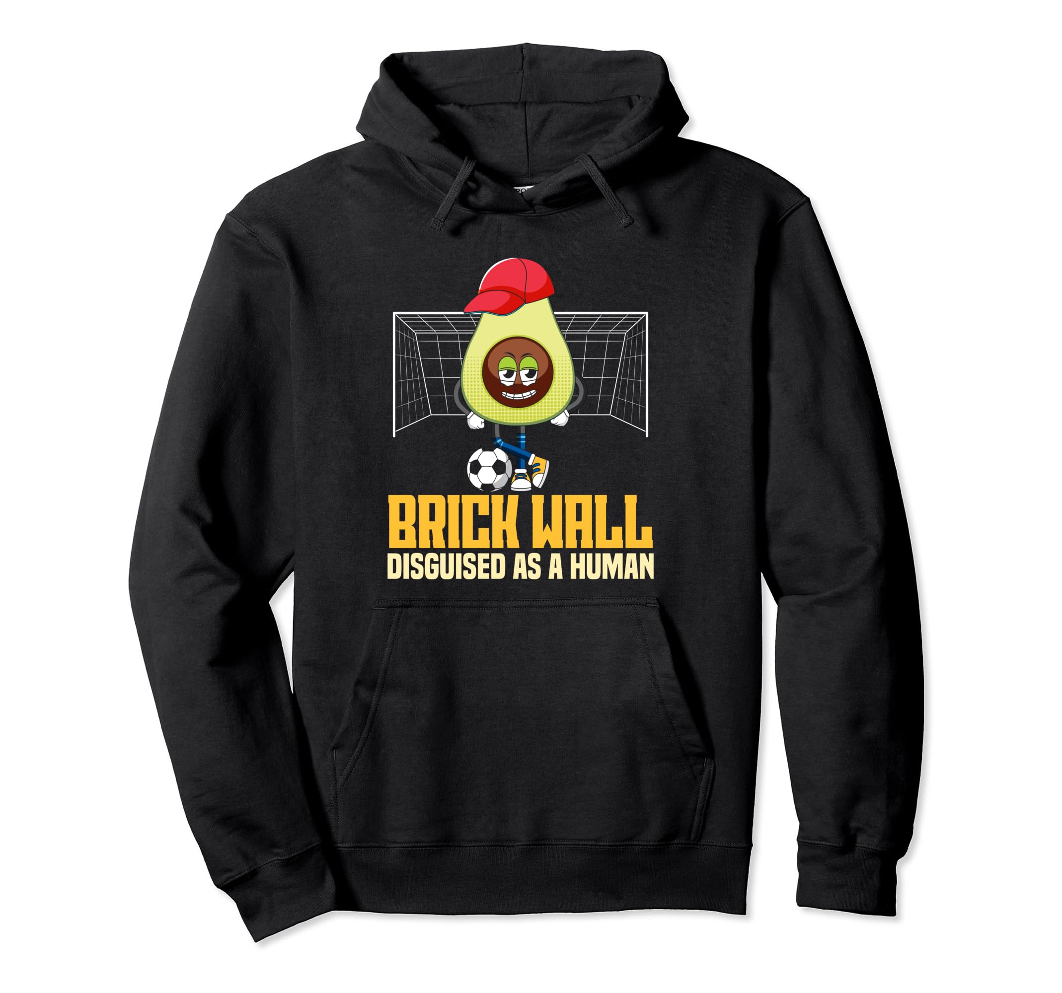 Goalkeeper Brick Wall Disguised As Hoodie - Novelty Apparel for Adults