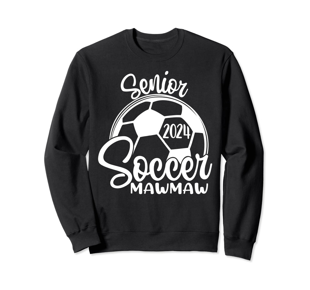 Senior Soccer Mawmaw 2024 Class Sweatshirt - Custom Art Print for Adults