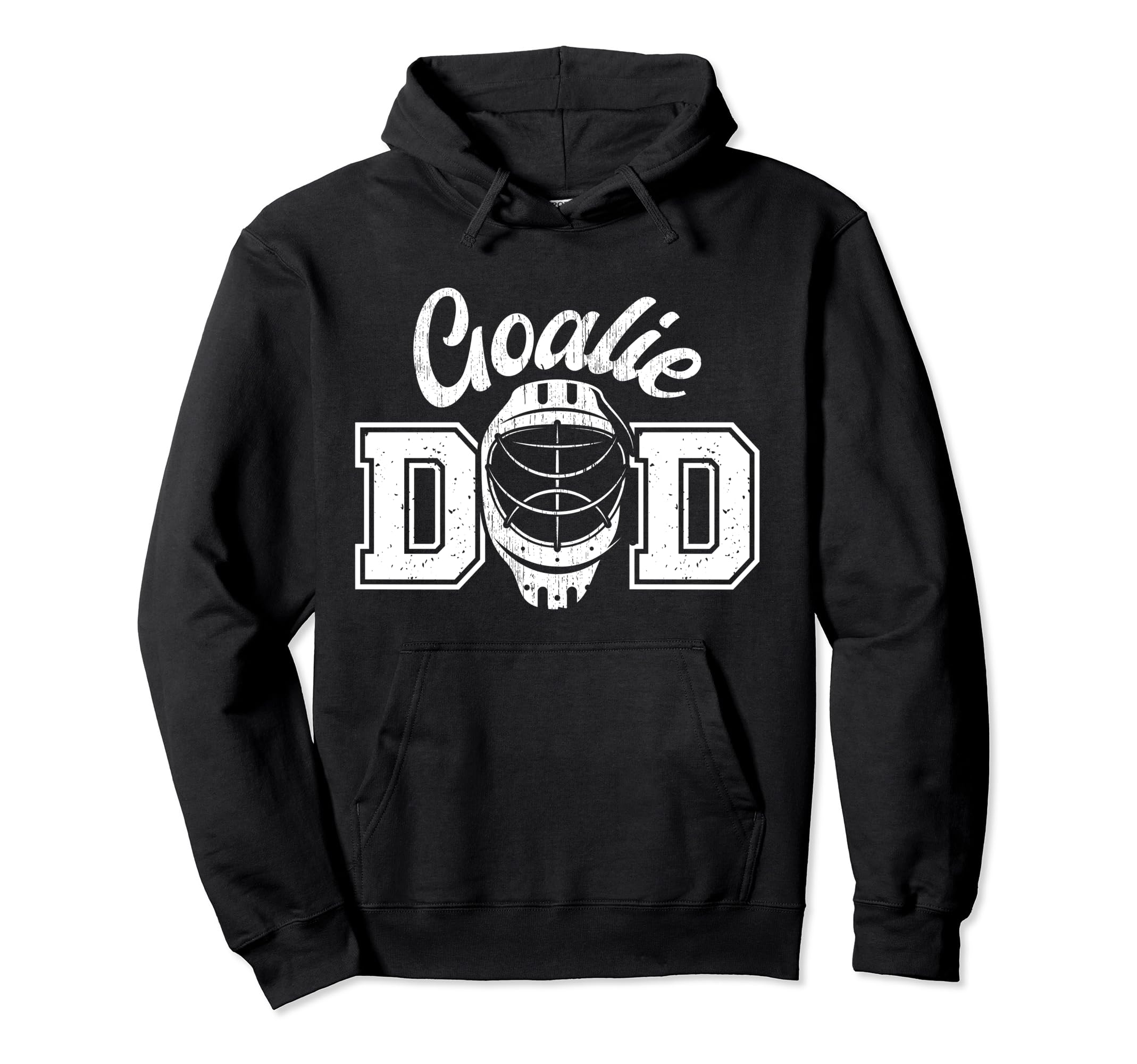 Ice Hockey Goalie Dad Proud Ice Hockey Hoodie - Fun Novelty Design Unisex