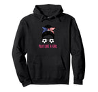 Soccer Play Like Soccer Hoodie - Graphic Print Unisex