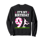 Its My 9Th Birthday Soccer Theme 9 Sweatshirt - Minimalist Print Men Women