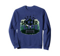 Soccer Is Life Inspiring Sweatshirt - Aesthetic Graphic for Adults