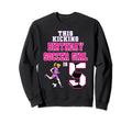 This Birthday Soccer Is 5 Soccer Sweatshirt - Custom Art Print Men Women