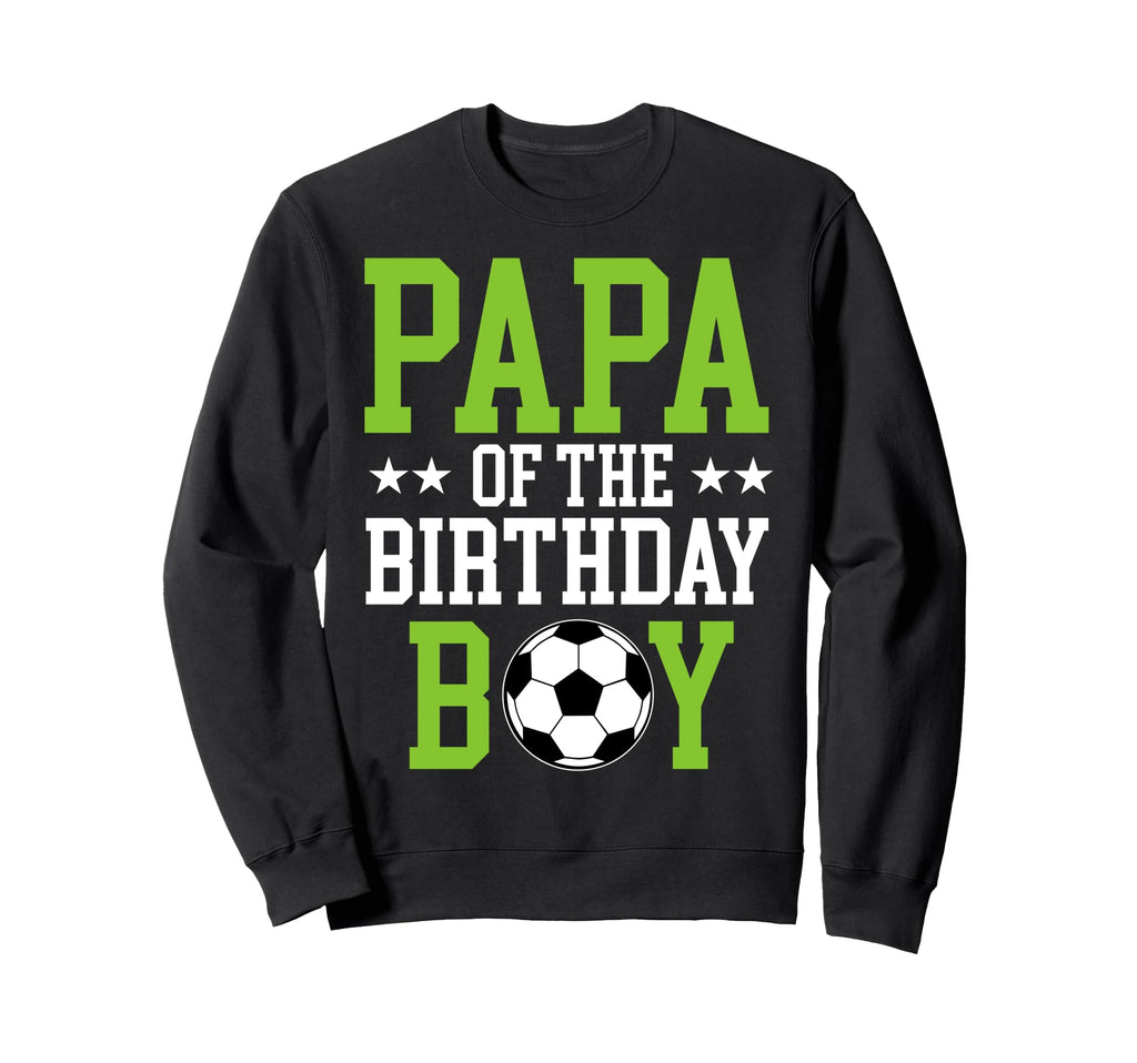 Papa Birthday Soccer Player Sweatshirt - Minimalist Print Men Women