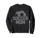 Soccer Mom Soccer Player Sweatshirt - Graphic Print for Adults