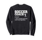 Soccer Coaching Training Trainer Sweatshirt - Streetwear Style Unisex