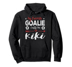 My Favorite Goalie Calls Me Kiki Hoodie - Aesthetic Graphic for Adults