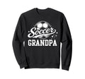 Soccer Grandpa Soccer Ball Sweatshirt - Trendy Graphic Unisex