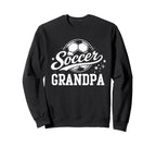 Soccer Grandpa Soccer Ball Sweatshirt - Trendy Graphic Unisex