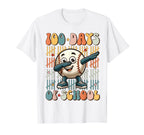 100 Days School Soccer Heart Love 100Th T-Shirt - Streetwear Style Unisex