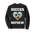 Soccer Nephew Family Matching Sweatshirt - Fun Novelty Design Men Women