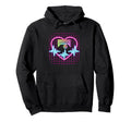 Soccer Heartbeat Football Oldschool Hoodie - Casual Everyday Wear Unisex