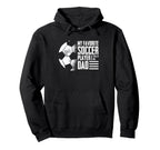 My Favorite Soccer Player Calls Me Hoodie - Minimalist Print for Adults