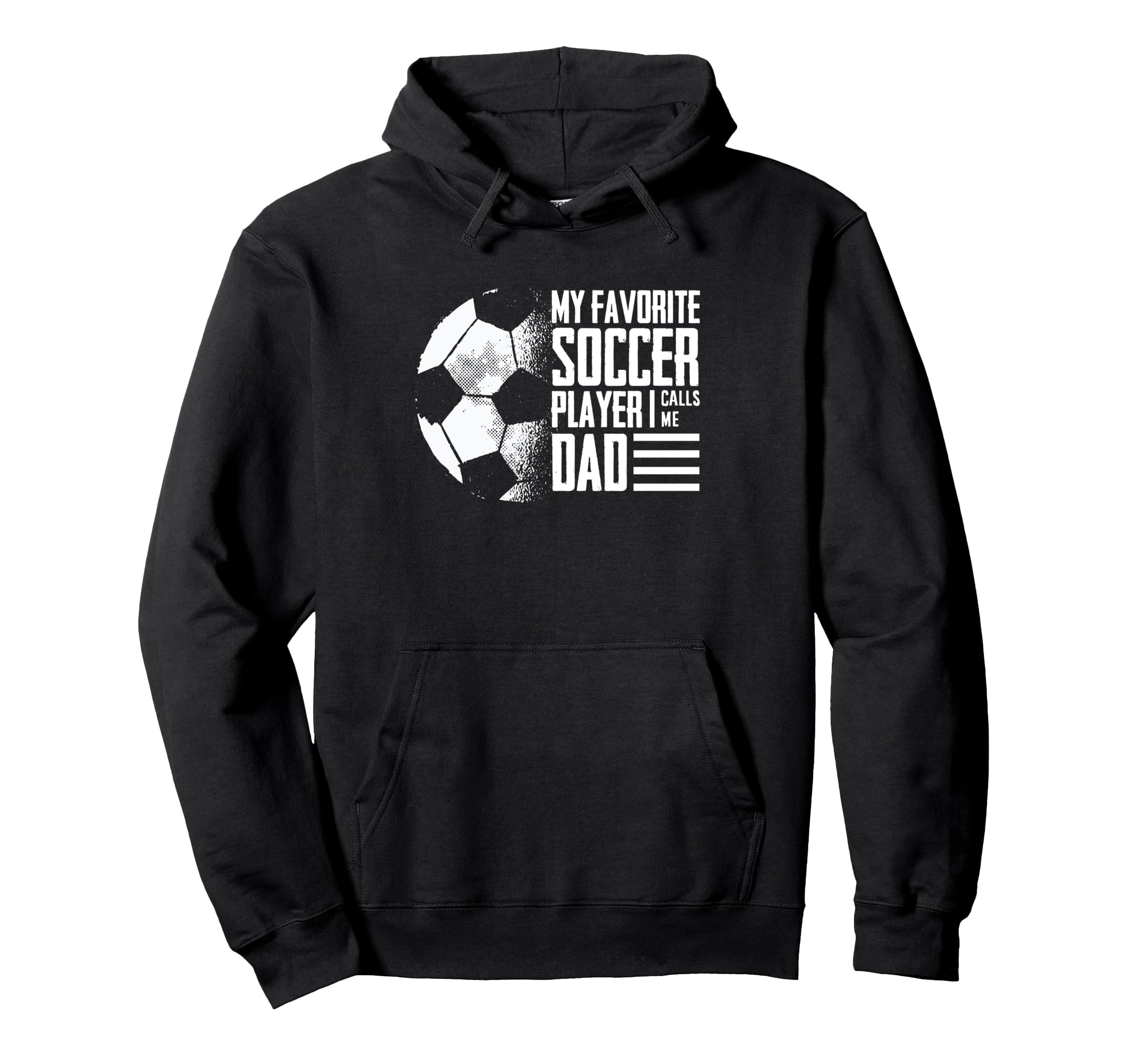 My Favorite Soccer Player Calls Me Hoodie - Minimalist Print for Adults