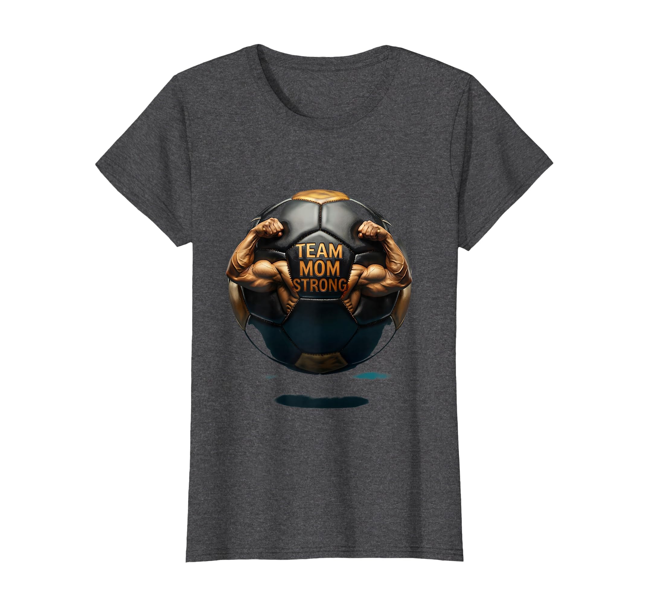 Team Mom Strong Soccer Mom T-Shirt - Minimalist Print Men Women