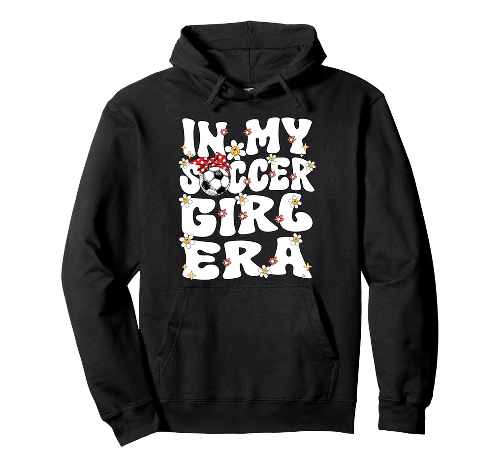My Soccer Era Groovy Soccer Soccer Hoodie - Graphic Print for Adults