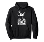 Soccer Are Badass Soccer Game Hoodie - Aesthetic Graphic Unisex