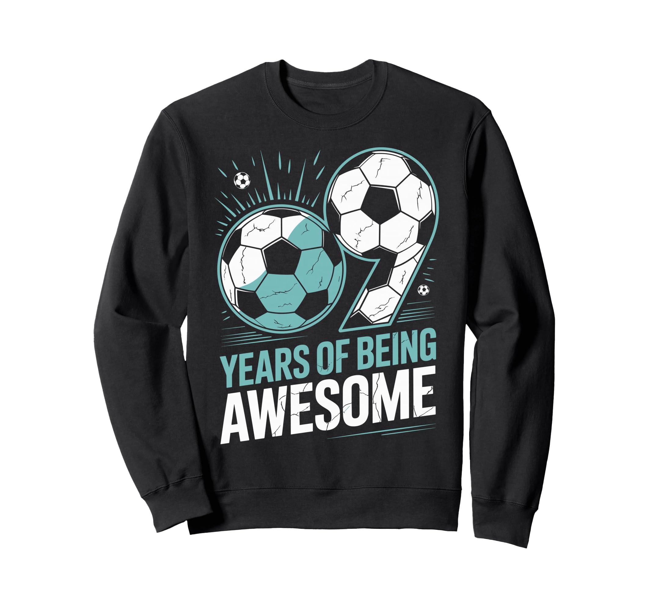 9 Years Being Awesome 9Th Birthday Sweatshirt - Unique Graphic Men Women