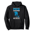 Puck Around And Find Out Funny Ice Hockey Hoodie - Novelty Apparel Unisex