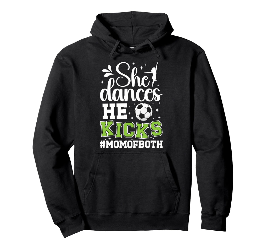 She Dances He Kicks Mom Both Dance Hoodie - Streetwear Style for Adults