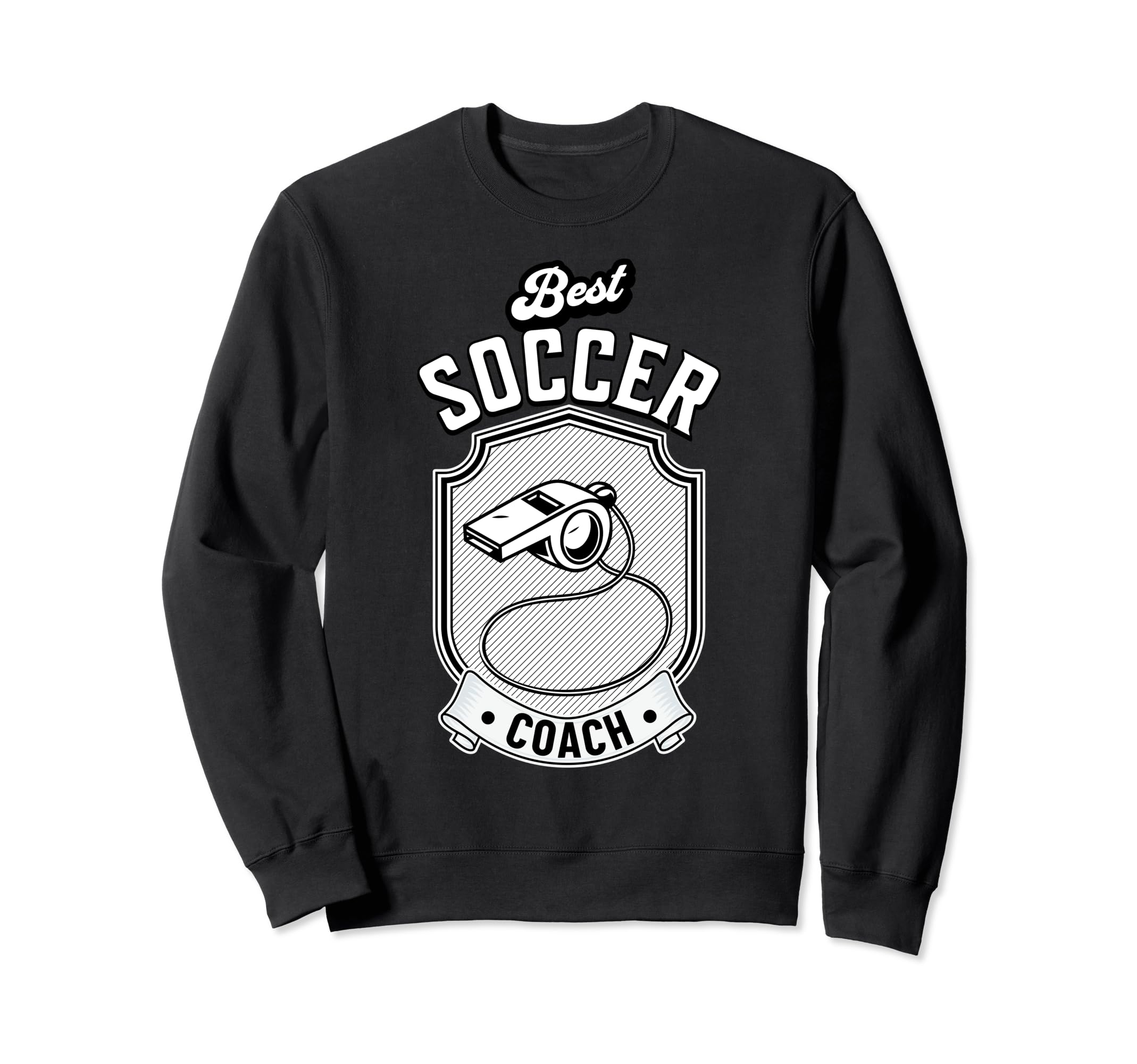 Fun Gift Best Soccer Coach Sweatshirt - Novelty Apparel Unisex