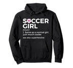 Soccer Definition Hoodie - Fun Novelty Design for Adults