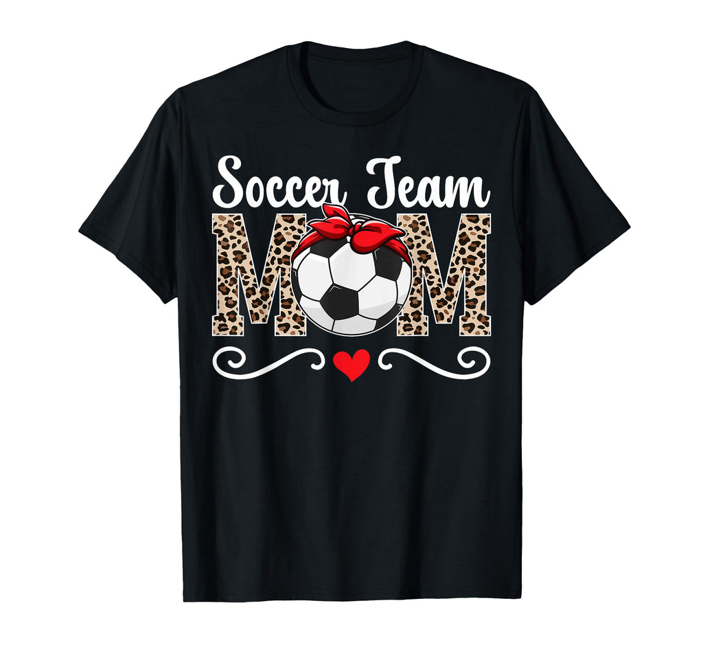 Soccer Team Mom Soccer Team Mama T-Shirt - Minimalist Print for Adults