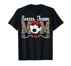 Soccer Team Mom Soccer Team Mama T-Shirt - Minimalist Print for Adults