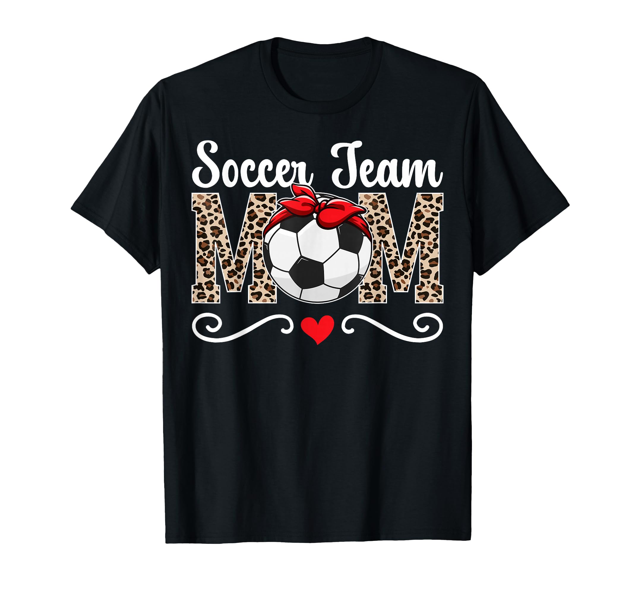 Soccer Team Mom Soccer Team Mama T-Shirt - Minimalist Print for Adults