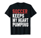 Funny Soccer Gift Coach Player T-Shirt - Casual Everyday Wear for Adults