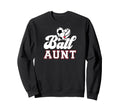 Ball Aunt Heart Soccer Sweatshirt - Casual Everyday Wear for Adults