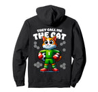 They Call Me Cat Soccer Player Funny Goalie Hoodie - Graphic Print Unisex