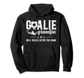 Funny Soccer Goalie Grandpa Soccer Hoodie - Casual Everyday Wear Men Women