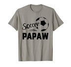 Soccer Papaw Love Soccer Player T-Shirt - Aesthetic Graphic for Adults