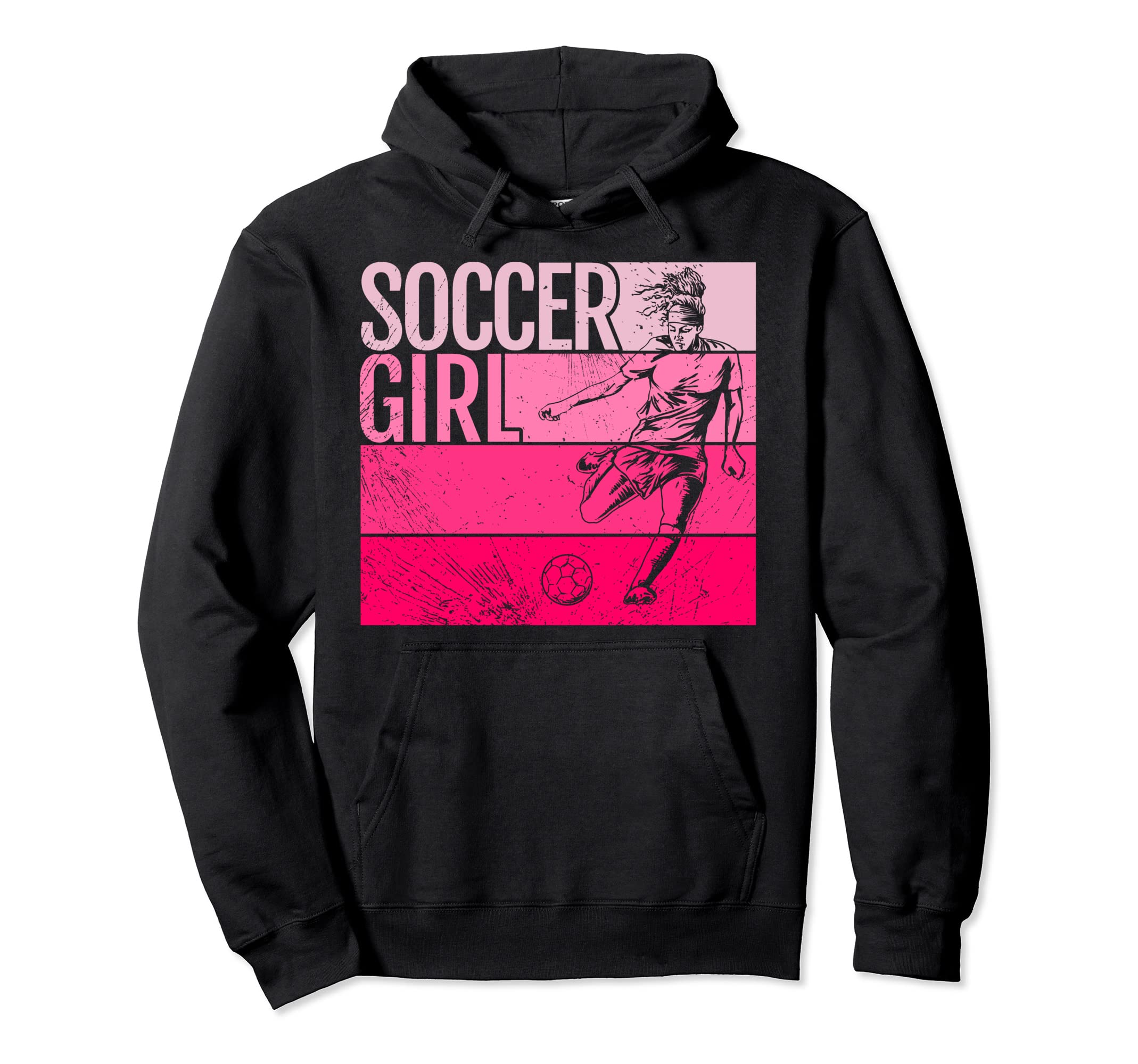 Soccer Funny Footballer Ball And Hoodie - Casual Everyday Wear Unisex