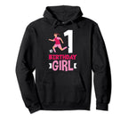 1St Birthday 1 Year Soccer Football Hoodie - Aesthetic Graphic Unisex