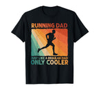 Funny Running Dad Marathon Runner T-Shirt - Streetwear Style Men Women