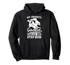 Proud Soccer Goalie Step Mom Soccer Keeper Hoodie - Graphic Print Unisex