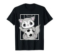 Wolf Soccer Plays Football Team T-Shirt - Casual Everyday Wear Men Women