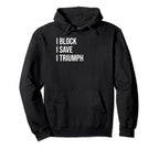 Hockey Goalkeeper Meme Hoodie - Streetwear Style for Adults