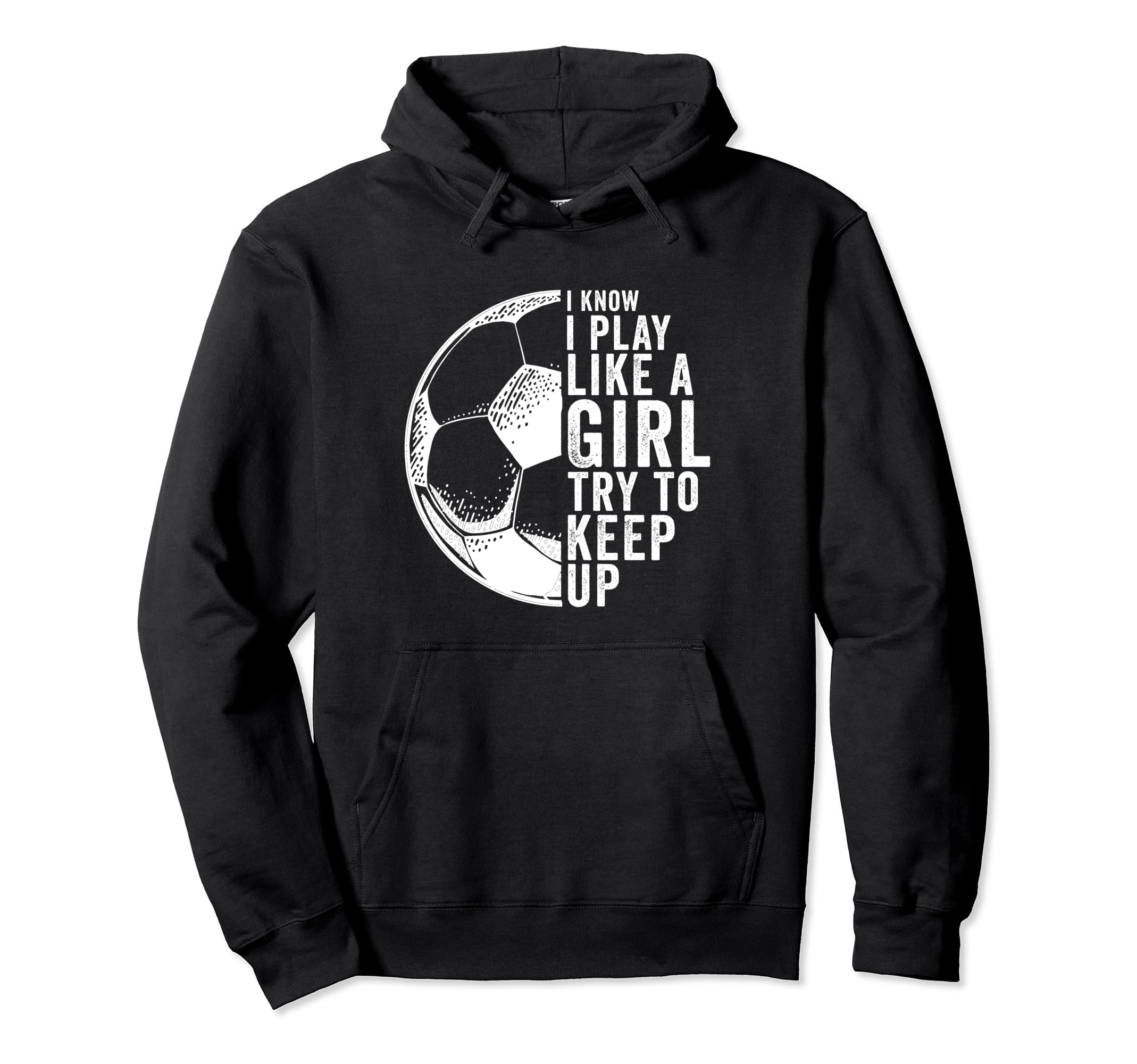 I Know I Play Like Try To Keep Up Hoodie - Casual Everyday Wear Men Women